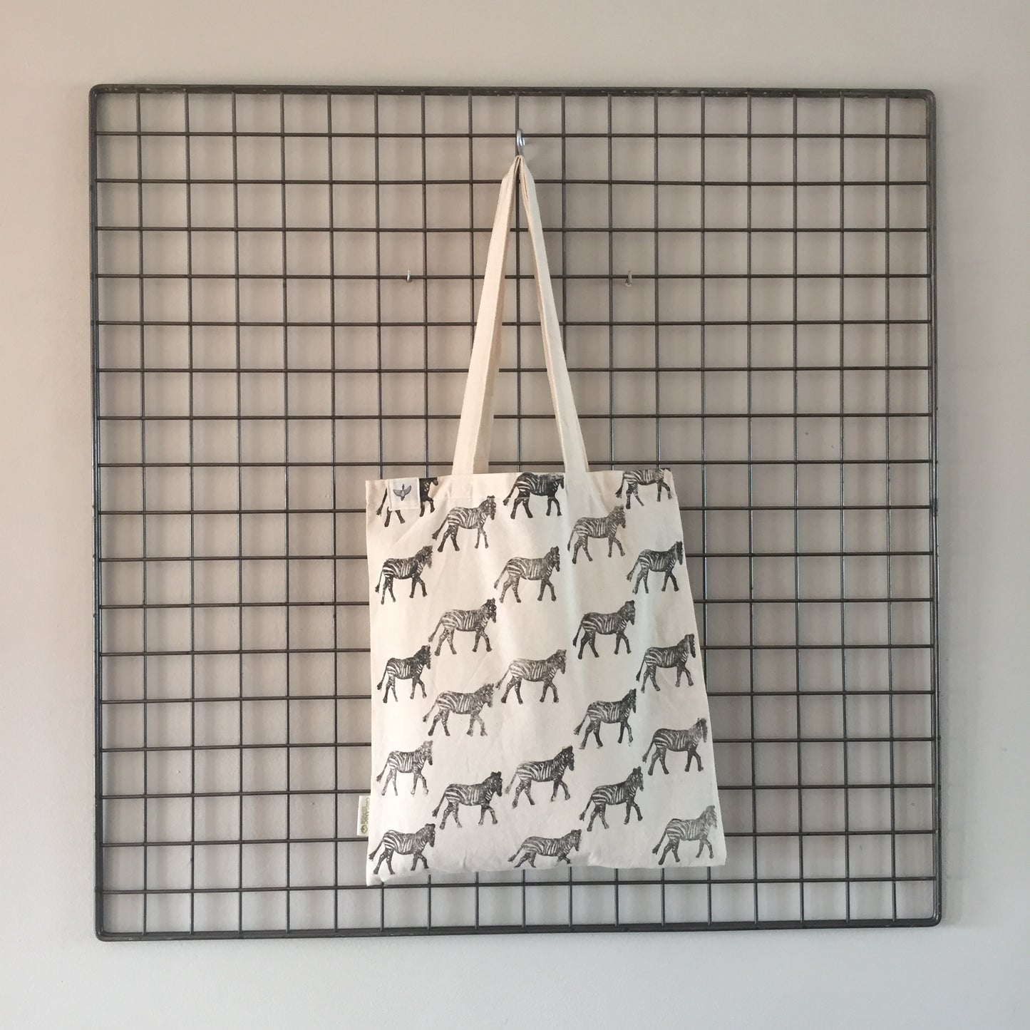 Tote bag - Zebra block print