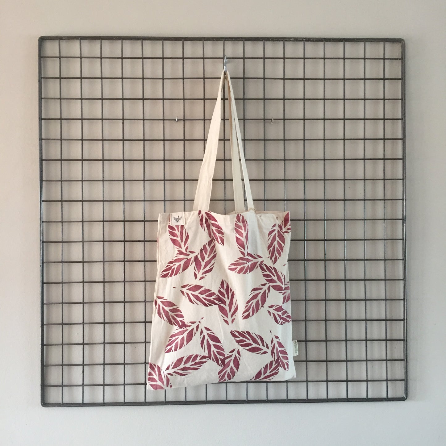 Tote bag - Hojas stencil