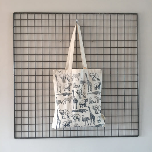 Tote bag - Africa block print